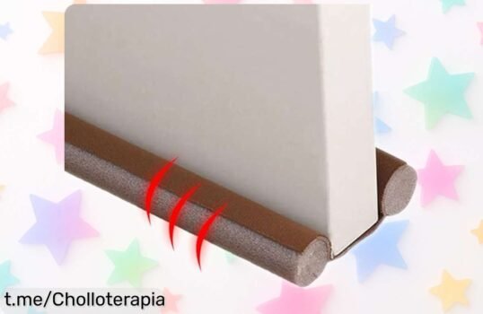 Barrera para puertas que bloquea viento, ruido y luz: ¡descuento brutal para decir adiós al frío y disfrutar de tu hogar como nunca!