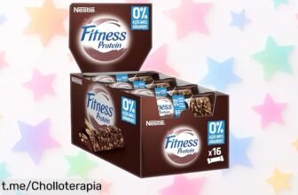 Barritas Fitness 0% cacao, pack de 16 unidades: Energía rica y natural a un precio increíble para cuidar tu cuerpo ¡No te pierdas esta oferta irresistible!