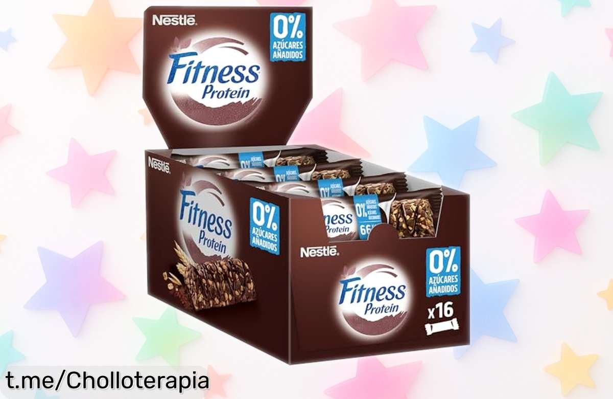 Barritas Fitness 0% cacao, pack de 16 unidades: Energía rica y natural a un precio increíble para cuidar tu cuerpo ¡No te pierdas esta oferta irresistible!