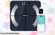Báscula digital Healthkeep Balance con Bluetooth: Ofertón que te muestra tu progreso y cuida de ti, ¡no te quedes sin esta oportunidad única!