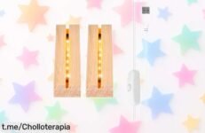 Base de madera con luz LED Vegena: el detallazo perfecto para tus espacios que ahora está rebajado, ¡no dejes pasar esta oportunidad única!