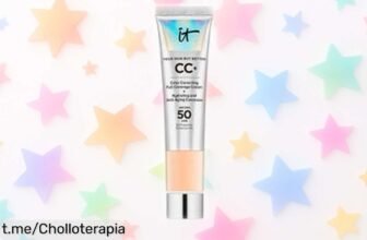 Base de maquillaje CC+ Cream IT Cosmetics para un look radiante que aguanta todo el día, ¡aprovecha este ofertón y deslumbra con tu belleza ya!