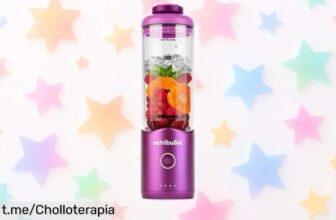 Batidora portátil Nutriblend Flex de 590ml, ideal para smoothies al instante y a un precio rebajado; ¡prepárate en todo lugar con este súper chollo que no querrás dejar pasar!
