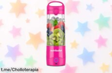 Batidora portátil Nutribullet NBP003BP a precio de locura: disfruta batidos frescos donde quieras y en segundos. ¡Atrévete a llevar la energía contigo!