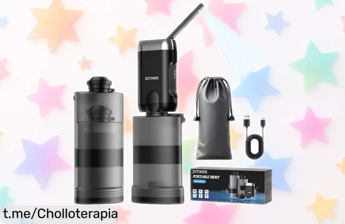 Bidé portátil eléctrico 2 en 1: higiene fácil y cómoda donde quiera que vayas, ¡aprovéchalo ahora a un precio deslumbrante y siéntete fresco del todo!