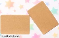 Bloque de corcho natural para yoga Amazon Basics a precio loco, pack de 2 ideal para que mejores tu práctica y sientas el bienestar en cada postura ¡Apúntate a este super chollo ya!