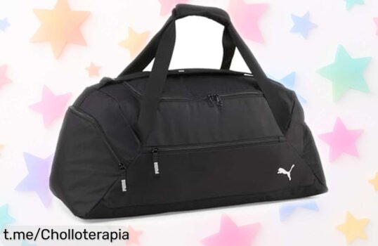 Bolsa de deporte Puma teamGOAL M ahora a precio loco: espacio para tus zapatillas y un bolsillo seguro, ¡perfecta para cualquier aventura! No te la pierdas, actúa rápido.