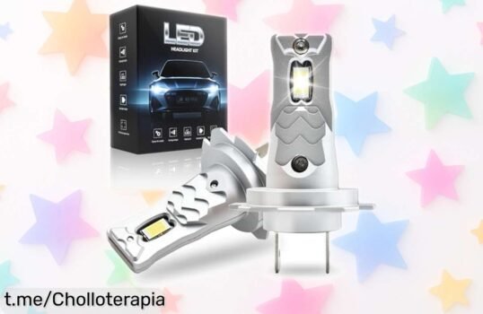 Bombilla LED H7 para coche que ilumina como un faro y se instala en 2 minutos: ¡Ahora a un precio loco que no querrás dejar escapar!