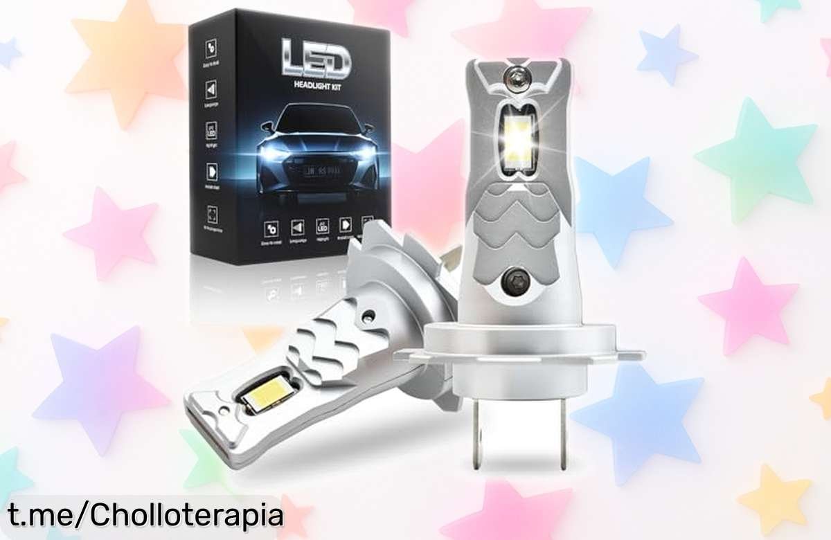 Bombilla LED H7 para coche que ilumina como un faro y se instala en 2 minutos: ¡Ahora a un precio loco que no querrás dejar escapar!