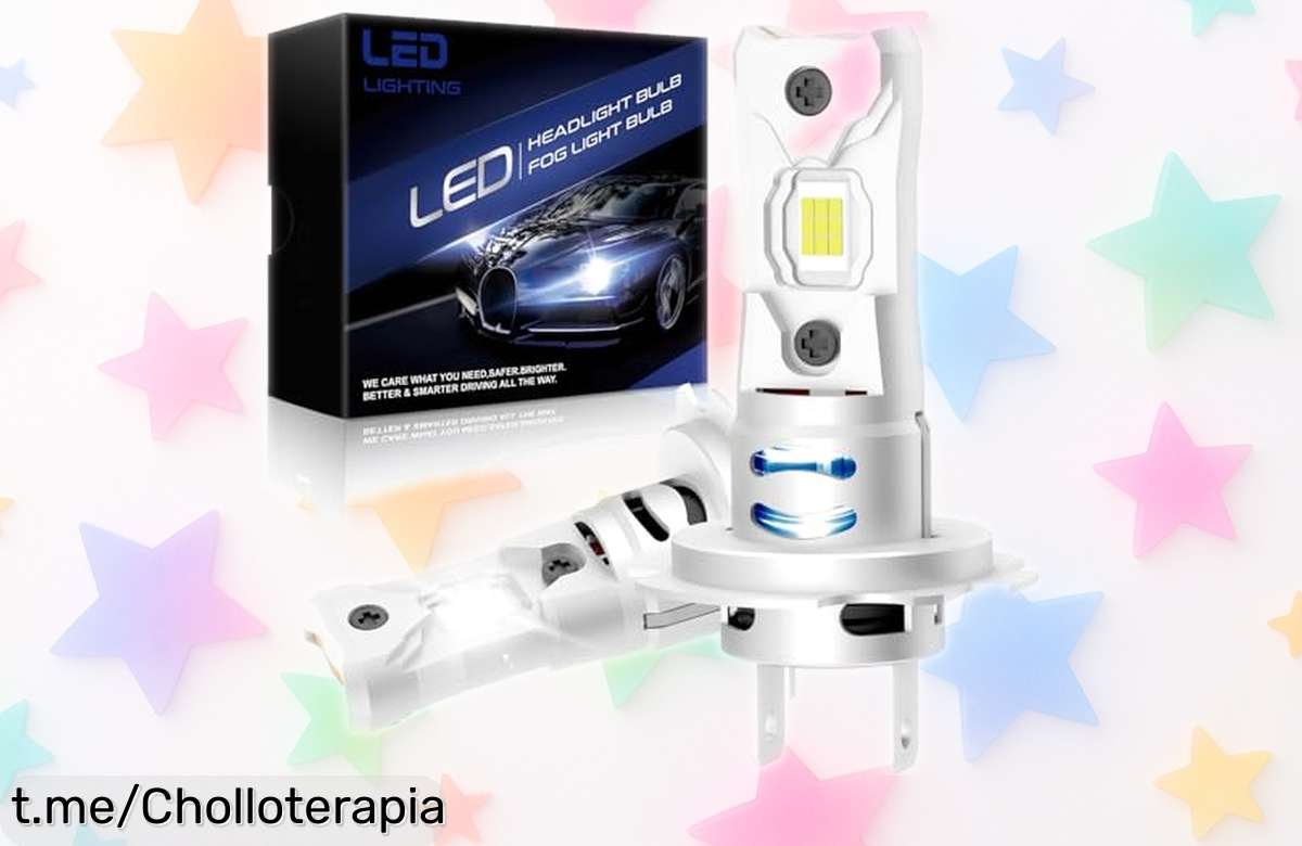 Bombillas LED H7 JOSHF alucinantes: ¡Alumbrado brutal para que no te quedes a oscuras! Llévalas ya y siente la seguridad en cada viaje.