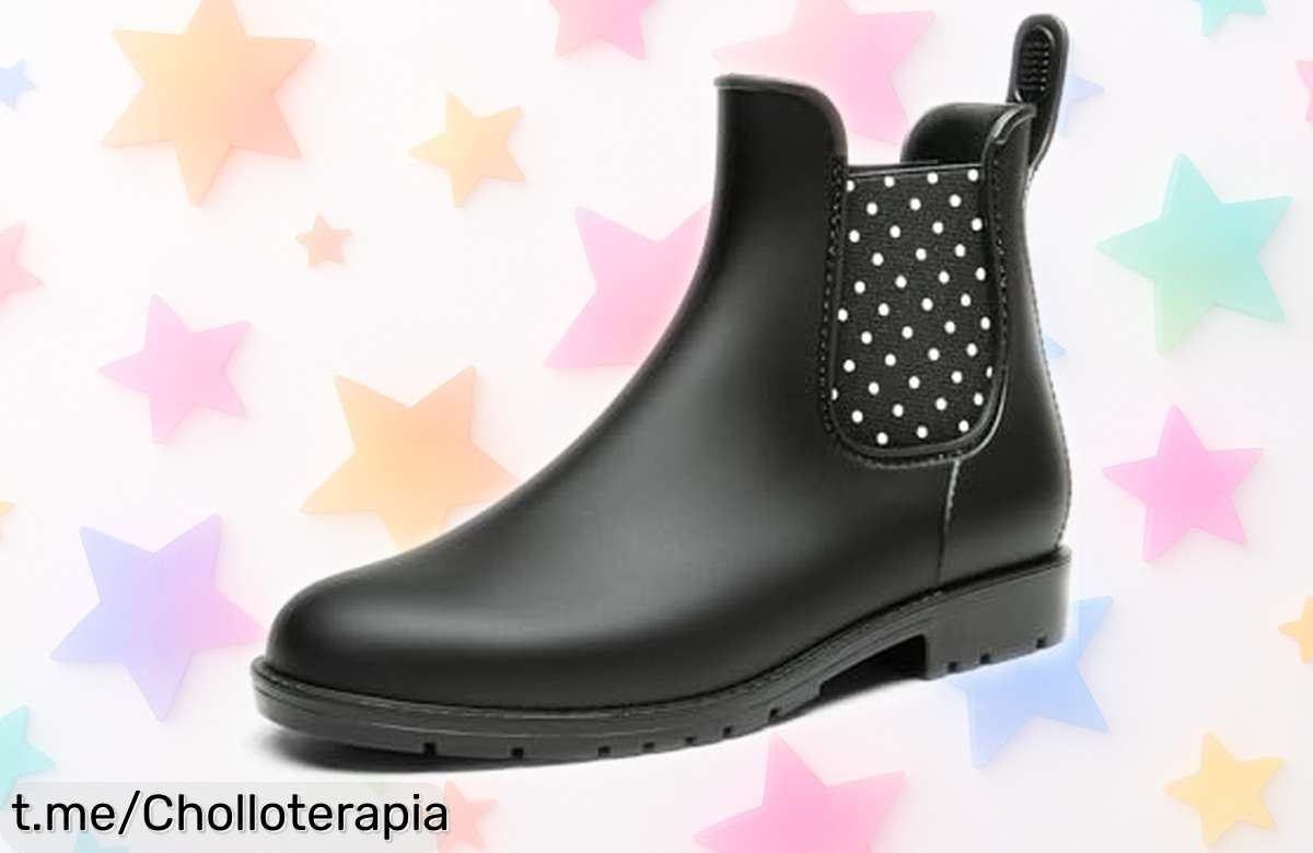 Botas de agua tipo Chelsea DREAM PAIRS con la mejor calidad y precio bajo, ¡perfectas para tus aventuras sin mojarte! Llévatelas antes que se acaben.