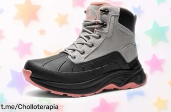Botas de senderismo impermeables NORTIV 8 para mujer, brillan en cada aventura. ¡Llévalas ahora y salta charcos con estilo a un precio que no olvidarás!