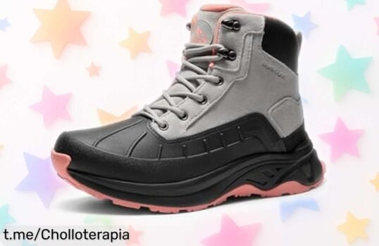 Botas de senderismo impermeables NORTIV 8 para mujer, brillan en cada aventura. ¡Llévalas ahora y salta charcos con estilo a un precio que no olvidarás!