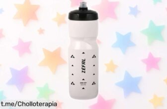 Botella ZEFAL Sense Soft 80 para bici y MTB, calidad francesa a un precio de ganga que deja beber como nunca; ¡aprovéchala antes de que se acabe!