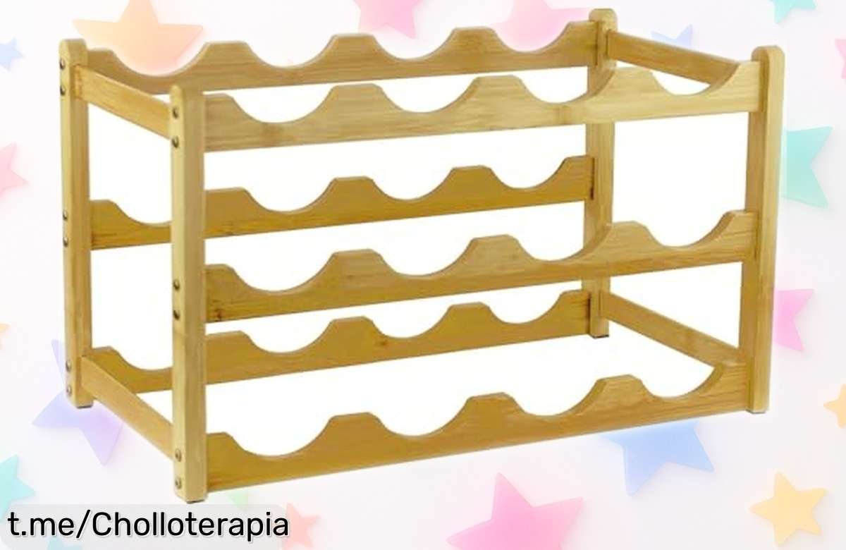 Botellero de madera FUREINSTORE para 12 botellas a precio loco, ¡aprovecha este chollo práctico y resistente! Ordena tu vino con estilo antes que se acabe esta oferta irresistible.