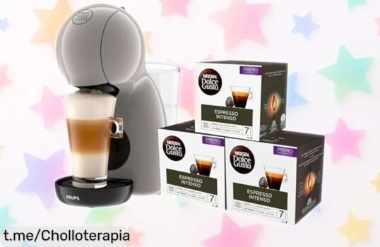 Cafetera de cápsulas KRUPS Piccolo XS: ¡más de 30 bebidas, calienta en solo 40 segundos y con 3 packs de café incluidos! No te pierdas esta oferta irresistible.