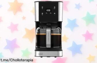 Cafetera de goteo Cecotec Coffee 66 Drop & Touch para 12 tazas, ahora a precio loco que querrás llevarte para disfrutar del café perfecto cada mañana.