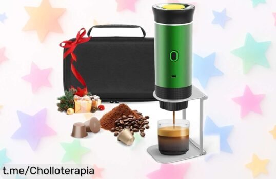 Cafetera espresso portátil 3 en 1 Bostar: ¡prepara café cremoso donde quieras con este ofertón que está tirado de precio! No te lo pierdas, saborea el viaje a cada sorbo.