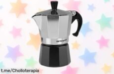 Cafetera italiana Orbegozo KFM 330 para 3 tazas, ¡un ofertón que hará feliz tus desayunos! Aprovecha ahora esta oportunidad antes de que se acabe.