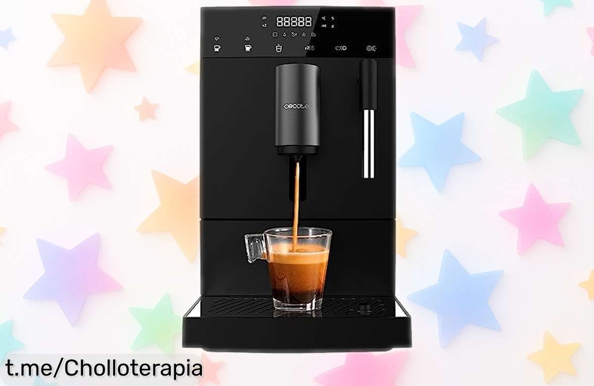 Cafetera súperautomática Cecotec Cumbia Cremmaet, prepara el café de bar en casa y llévate este chollazo que no puedes dejar escapar. ¡Tu momento del café perfecto te espera!