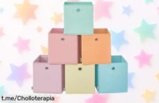 Cajas de almacenaje plegables SONGMICS en pack de 6 para ordenar con estilo y a un precio increíble que no se puede dejar pasar. ¡Aprovecha antes de que se acaben!