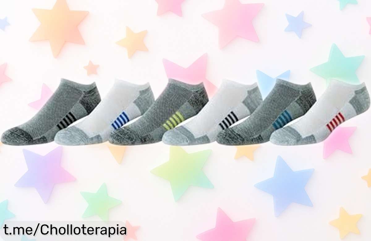Calcetines Amazon Essentials: Pack de 6 con refuerzo y ventilación al precio más bajo que imaginas, ¡da pasos seguros hacia tu mejor rendimiento ahora mismo!