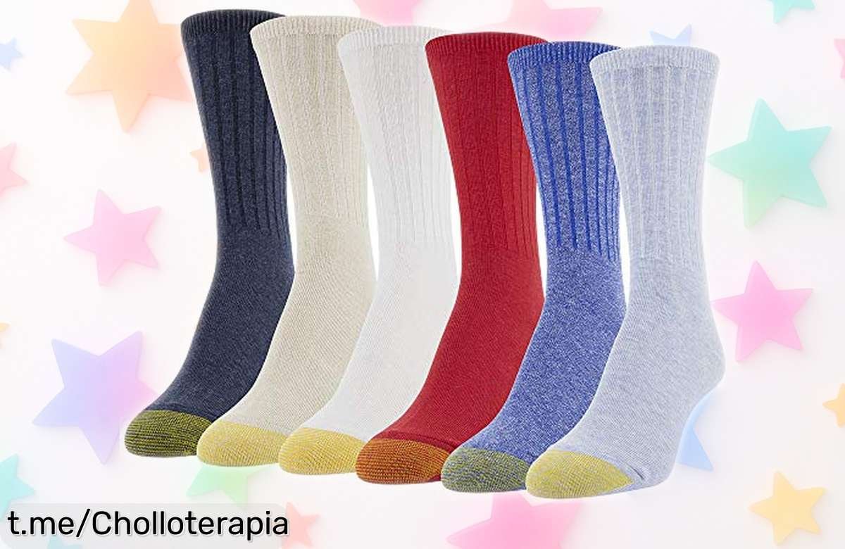 Calcetines Gold Toe casuales de pack grande para mujer: ¡el precio ha caído en picada y te aseguran un estilo único y cómodo! No pierdas esta oportunidad, ¡hazte con ellos ya!
