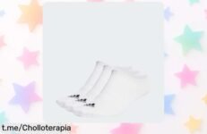 Calcetines invisibles Adidas con refuerzo extra: ¡Llévate 3 pares a un precio de escándalo que no querrás dejar escapar! Siente la frescura en cada paso hoy mismo.