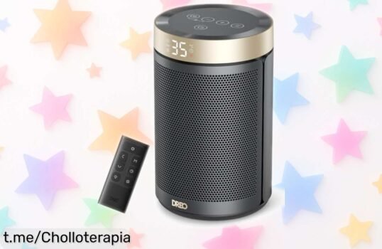 Calefactor cerámico portátil DREO, la forma silenciosa y rápida de calentar tu hogar ¡Oferta espectacular para no pasar más frío! No dejes que te lo cuenten.