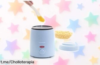 Calentador de cera depilatoria InnovaGoods con espátula, precio loco para una piel suave y libre de vello en casa. No te quedes sin el tuyo, ¡oferta limitada!