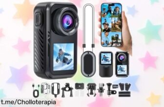 Cámara deportiva AIKER Body Cam 4K, captura tus aventuras con el mejor estabilizador y ¡un precio rebajado que no podrás dejar escapar!