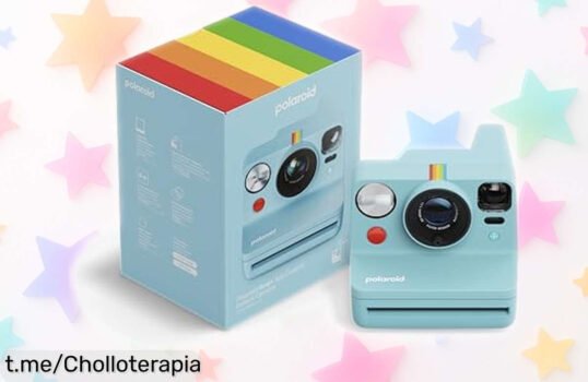 Cámara instantánea Polaroid Now+ Generation 3: el chollazo que te hará capturar momentos únicos y llenos de estilo ¡No dejes pasar esta oportunidad!