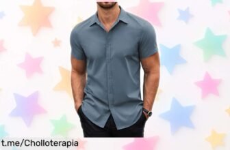 Camisa COOFANDY con botones y corte regular fit, un básico clásico rebajado a precio loco que no puedes dejar escapar, ¡viste con estilo en cada ocasión!