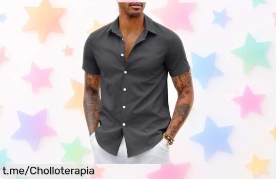 Camisa Coofandy que no se arruga, ideal para el curro o planes chulos; ¡no te la pierdas a este precio rebajado y mantén siempre tu estilo sin complicaciones!
