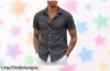 Camisa de hombre COOFANDY que no se arruga, un super chollo para lucir siempre bien y sentirte genial; ¡no te quedes sin la tuya antes de que desaparezcan!