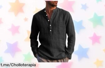 Camisa de lino y algodón Runcati, perfecta para la oficina o el finde a un precio tirado que no querrás dejar escapar. ¡Hazla tuya antes de que se acabe!