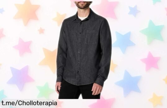 Camisa vaquera de manga larga Amazon Essentials a un precio regalado, ¡aprovéchate de este chollazo antes que se acabe! ¡Luce genial y siente la confianza en cada momento!