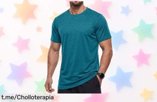 Camiseta MAGCOMSEN para hombre que seca al instante y se mueve contigo en cada entrenamiento, ¡aprovéchate de un precio escandaloso antes de que se acabe!