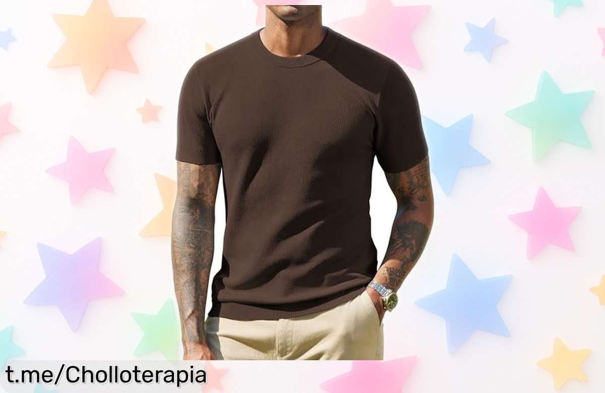 Camiseta básica de manga corta COOFANDY, el super chollo que necesitas para renovar tu armario y estar siempre a la última. ¡No dejes pasar esta oportunidad única!