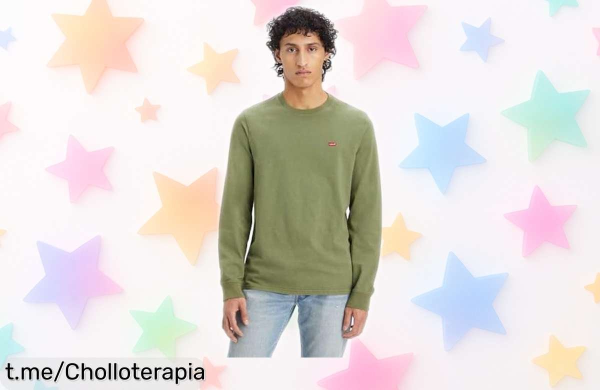 Camiseta de manga larga Levi’s Original Housemark, estilo auténtico a un precio increíble: ¡no dejes pasar la oportunidad de lucir siempre bien!