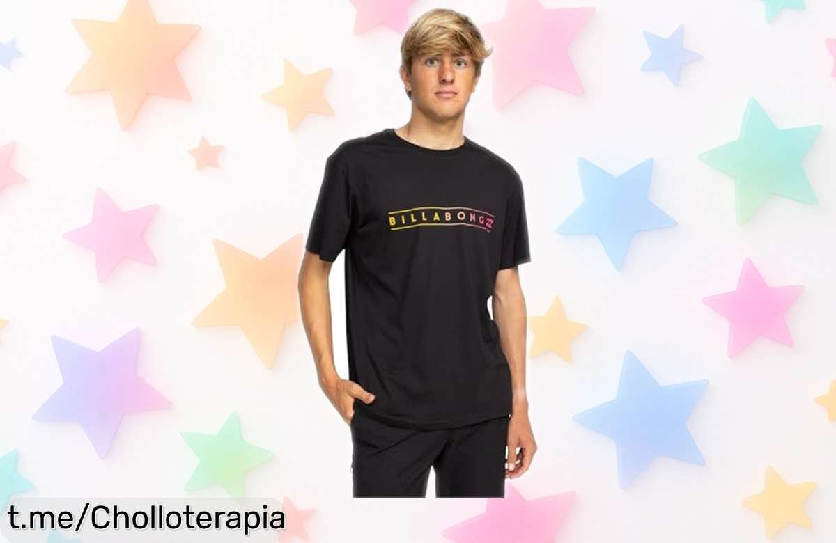 Camiseta para hombre Billabong Unity con detalles que molan a un precio de escándalo, ¡no dejes pasar este super chollo que normal será muy difícil encontrar!
