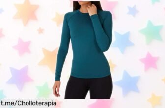 Camiseta térmica TCA para mujer que te abriga y seca al instante; ¡un ofertón ideal para tus entrenos! No dejes escapar la oportunidad, siente la energía cada día.