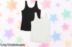 Camisetas de tirantes Amazon Essentials en pack de 2 a un precio loco, resistentes y con corte favorecedor: ¡renueva tu armario sin gastar mucho! No te las pierdas.