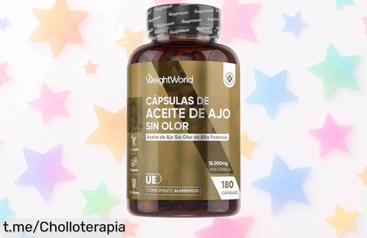 Cápsulas de aceite de ajo puro desodorizado, ¡el chollo que necesitas! 180 unidades veganas para sentirte bien cada día sin olor a ajo. No te lo puedes perder, ¡aprovéchalo ya!