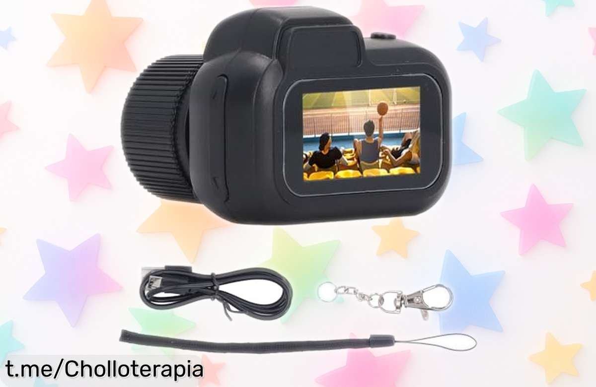 Captura cada instante con la mini cámara digital Gegong 1080p HD, un ofertón súper compacto que no querrás dejar escapar, ¡sácala siempre y graba hasta 100 minutos de pura diversión!