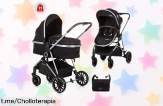 Carrito de bebé convertible Chipolino Aura Duo a un precio locazo, ¡crece con tu peque y aprovecha esta oportunidad antes que se agote!