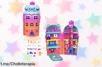 Casa de helado grande de Polly Pocket con más de 25 accesorios y dos micromuñecas: un ofertón que hará sonreír a los peques mientras juegan sin parar, ¡no te lo pierdas!