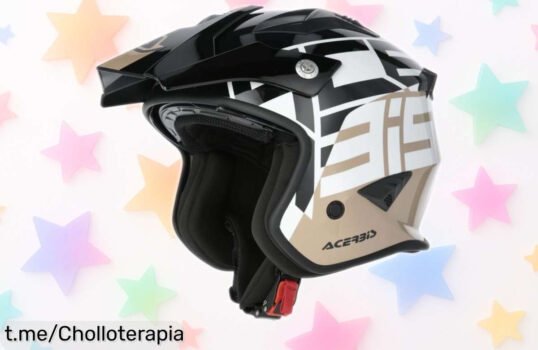 Casco de moto Acerbis Jet Aria Graphic: un diseño espectacular con protección garantizada y a un precio que no se repetirá, ¡aprovéchalo antes de que desaparezca!