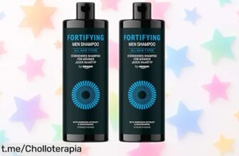 Champú Fortifying Men de Amazon en pack doble: oferta increíble para fortalecer tu pelo y lucir una melena espectacular. ¡No dejes pasar este chollo que solo dura un tiempo!