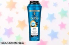 Champú Gliss Aqua Revive 250 ml, ofertón para un pelo hidratado y brillante hasta por 48 horas. ¡Cuida tu cabello sin complicaciones y no dejes escapar este super chollo!